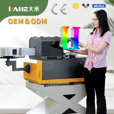 DAHE Dobladora De Letras 3d Letter Bending Machine Aluminum Channel Letter Bending Machine