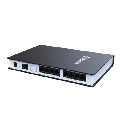 Yeastar TA800 8-Port FXS VoIP Gateway SIP IAX2 T.38 Fax QoS VLAN TR069 Auto Provision Analog Phone Office PBX Voice Gateway