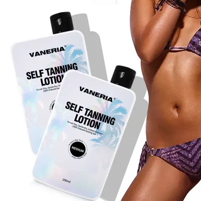 OEM/ODM Self Tanning Lotion Organic Extract Self Tan Accelerator Tanning Sunbed Cream for Body