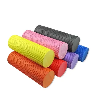 Bulk Custom Eco Friendly Yoga Pilates Back Massage Rollers Multi Size Colorful 60cm Solid EVA Foam SYVA Model Made in China