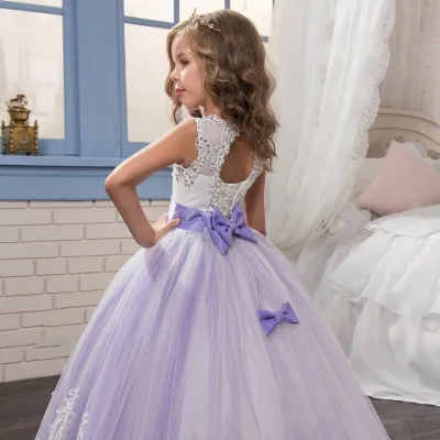 Children Princess Beach Wedding Flower Girl Dresses