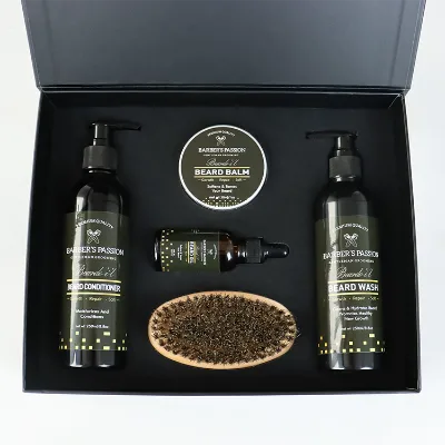 BARBERPASSION Sulfate-Free Nourish Control Frizzy Beard Oil Private Label Custom logo