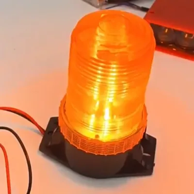 Red LED Forklift Light Warehouse Safety Front Side Marker Warning Lamp 12V 48V for Forklift Truck School Buses