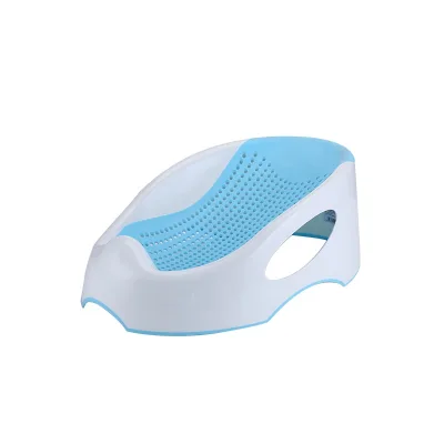 Hot Sale Plastic Baby Bath Shower Rack Backrest Baby Bath Seat With Loop