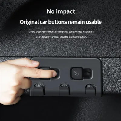 Rear Trunk Storage Hanging Hook Cargo Organizer Luggage Fix Rack Space Storage Modification Accessories for Tesla Model 3/Y