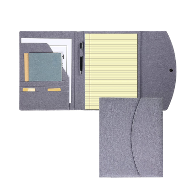 PU Leather Portfolio Binder Fully Automatic Folder Gluer Machine Portfolio for Documents Office Accessories Portfolio Folder