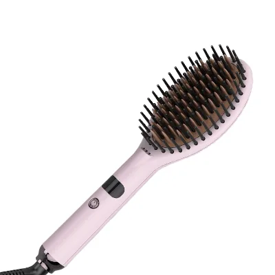 Mini Flat Iron Electronic Portable Simply Straight Straightening Ionic Hair Straightener Hot Brush Comb