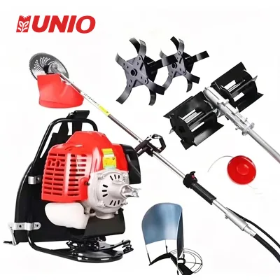 Multifunctional Mini Portable 2 Stroke Gasoline Engine Garden Vegetable Field Walking Type Soil Turner