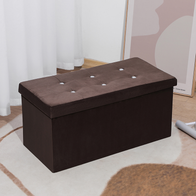 Storage Ottoman with Built In Bluetooth Speaker Wireless Charging Station Modern Tech Furniture