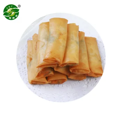 Hot Sale and Good Quality  IQF Frozen Chinese Snack Frozen Spring Rolls