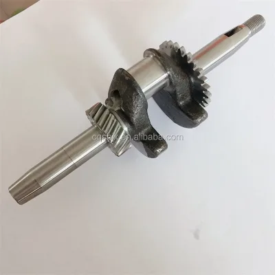 Fast Ship 154F Crankshaft for Gasoline Engine 45Cr Forged Steel New Lower Placement for Manufacturing