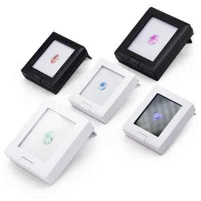 Naked Diamond Box, High-end Colored Treasure Box, Diamond Jewelry Prop Counter Display Packaging Box