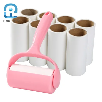 Removable Lint Roller Portable Sticky Clothing Pet Lint Remover Roller Dust Brush