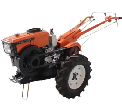 Discount 12HP Walking Tractor Agricultural Small Agricultural Machinery Trailer Field Tractor Sale Price