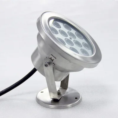 Ip68 Waterproof Stainless Steel Rgb Dmx512 12w Warm White Water Fountain Led Underwater Pool Lights