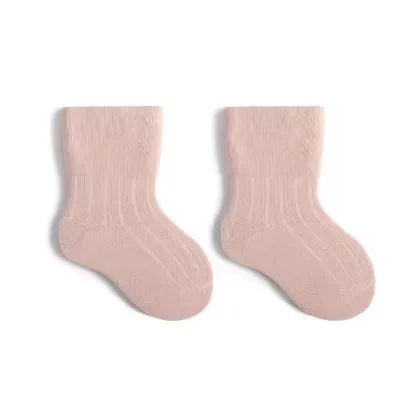Wholesale White Organic Bamboo Humpty Dumpty Custom Basic Toddler Baby Boy Crochet Tube Socks With Ruffle