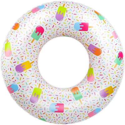 Inflatable Swimming Rings for Summer Pool Fun for Parties