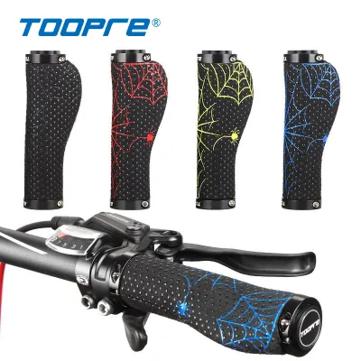 TOOPRE Scooter Grip Lockable BMX Bike Silicone Shock-absorbing Anti-skid MTB Road Bicycle Grips Plug Bicycle Handlebar Grips