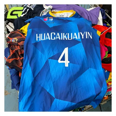 C18 Hot Sale in Southeast Asia Second Hand Unisex Jersey Wholesale High Quality 2nd Hand Jersey Clothing Bales Mixed Color