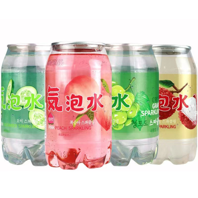 Korea Bear Ancient House Litchi Flavor 350ml Sparkling Water 350ml Drink Drinkable Beverages Beverages