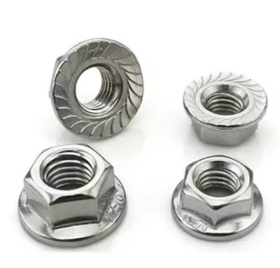 Professional Factory Stainless Steel Flange Nuts for Construction Industrial Machinery