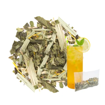 OEM Fresh Brew Ice Tea Caffeine Free Flowers Fruits Cold Brewed Orange Peppermint Green Iced Tea