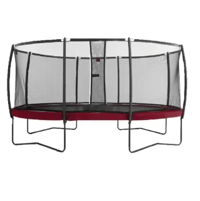 11.5FT Oval Large Commercial Inflatable China Trampoline Park with Jumping Net for Kids