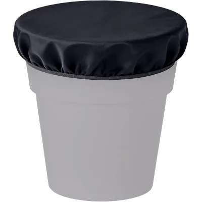 Waterproof Dustproof Black 35x43cm Toilet Seat Cover High-Density Oxford Cloth Trough Feed Bucket Cover Durable Outdoor Cover