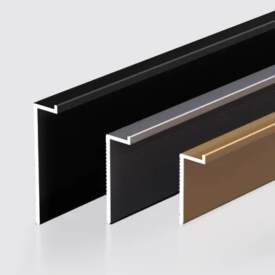 Modern Hot Sale Aluminum Alloy Skirting Board Brushed Extrusion Baseboard Wall Cheap Mental for Apartment Use