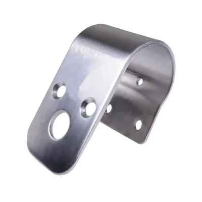 High Quality 45mm Wrap Around Brushed Stainless Steel Antenna Mounting Bracket