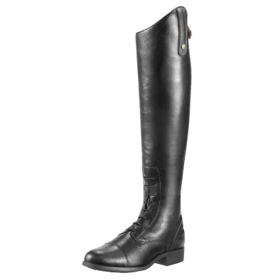 High Quality PU Leather Over-the-Knee Lace-up Breathable Cushioned Horse Long Riding Boots