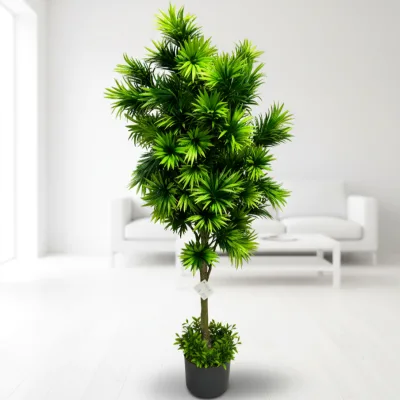 Wholesale Artificial Olive Trees Indoor Outdoor Artificial Plant Simulation Pineapple Leaves Home Office Store Green Plant Decor