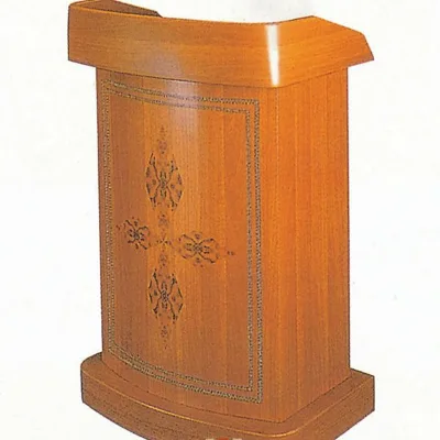 School Public Area Furniture Modern Wooden Acrylic Customized Church Pulpit