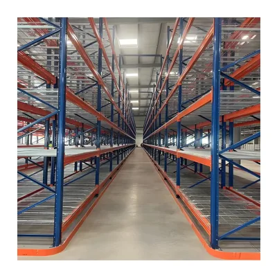 1Ton Huawu Industrial Factory Warehouse Selective Pallet Rack 11Meter High Upright Frame Galvanized Flush Fit Wire Mesh Deck