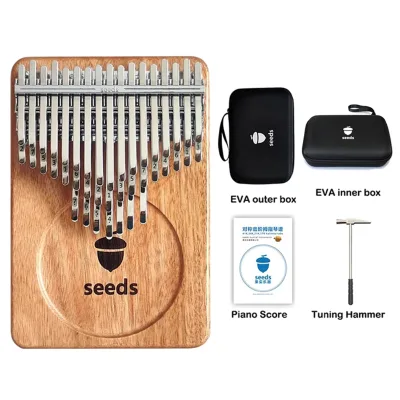 41 Keys Seeds Okoume Wood Kalimba Piano Accurate Tuning 3 Layers Professional Kalimba Keys Thumb Piano Acoustic Finger Piano