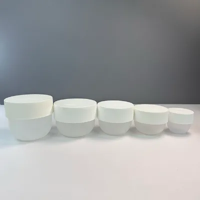 10oz 16oz 50g 100g 150g 200g 300g 500g 300ml Frosted Matt Wide Mouth Plastic Cosmetic Body Button Jars with Lids 100ml PP Cans