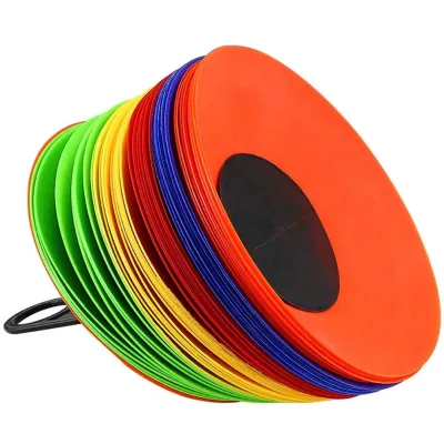 Training Disc Sports Rugby Football Roller Skating Agility Disc Windproof Flying Saucer Cone Marking Training Accessories