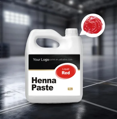 Direct Factory Custom Plant Extract Black & Brown  Hair Concealer Paste Bulk Raw Material, 5L Plastic Drum, OEM Private Label