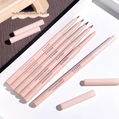 Waterproof Smudge Proof Colored Gel Eyeliner Pencil Twist up Eyeliner Gel Pen for Daily and Party Eye Makeup
