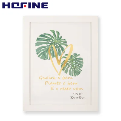 High Quality Custom White Made to Display Pictures With Mat or Without Mat Picture Photo Frame