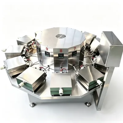 Stable Performance Waffle Rolling Machine Industrial-strength Cheese Coin Waffle Machine Gas