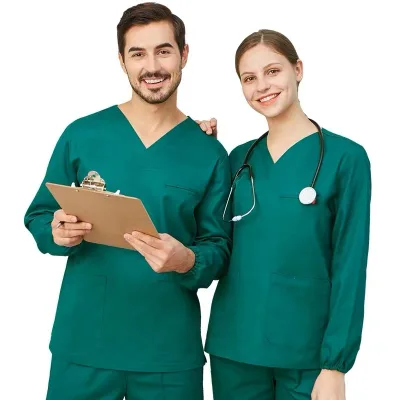 Factory Direct Woven Dentist Custom Uniforms Nursing Scrubs Hospital Scrub Sets
