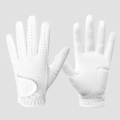 Custom Logo Soft Breathable Golf Glove Men/Ladies Left Hand Golf Accessories Glove for Sporting Cabretta Golf Gloves for Men