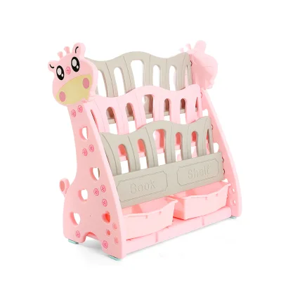 Plastic Indoor Children Bookshelf and Toy Cabinet Bookbrack