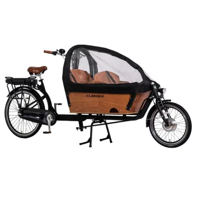 2-Wheel Electric Pet Cargo Bicycle Family Cycle with 3 Seats Aluminum Frame 36v Lithium Battery Smart Electronic Type 50km Range