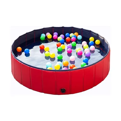 Portable Bathing Pet Swimming Pools  Dog Paddling Pool Large Folding Inflatable Baby Ball Pool