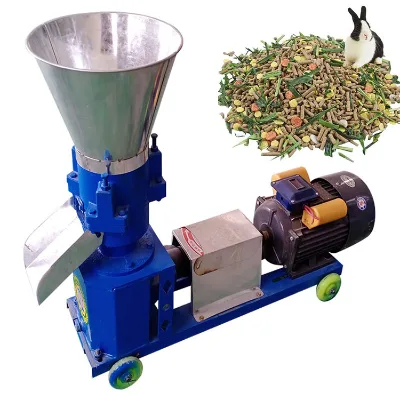 Poultry Pellet Machine for Cattle Rabbit Chicken Rice Bran Feed Machine