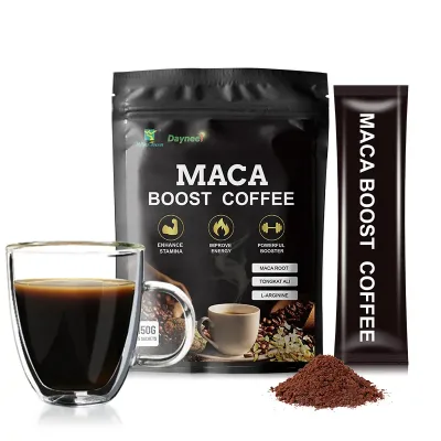Factory Price Man Power Custom Coffee Drink Private Label Herbal Herbs Instant Maca Coffee for Men Drink OEM ODM Bulk Supply
