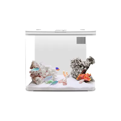 Small Desktop Fish tank Home Simulation Aquarium Ecological Filtration Water Flow System