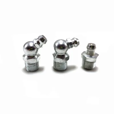 Heavy-Duty 45° 90° Grease Nipple Steel Construction for Construction Machinery